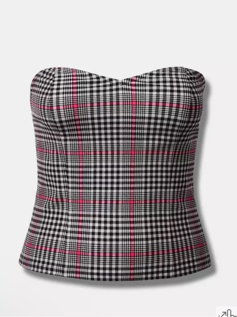 Torrid Ponte Sweetheart tube top 4X 26